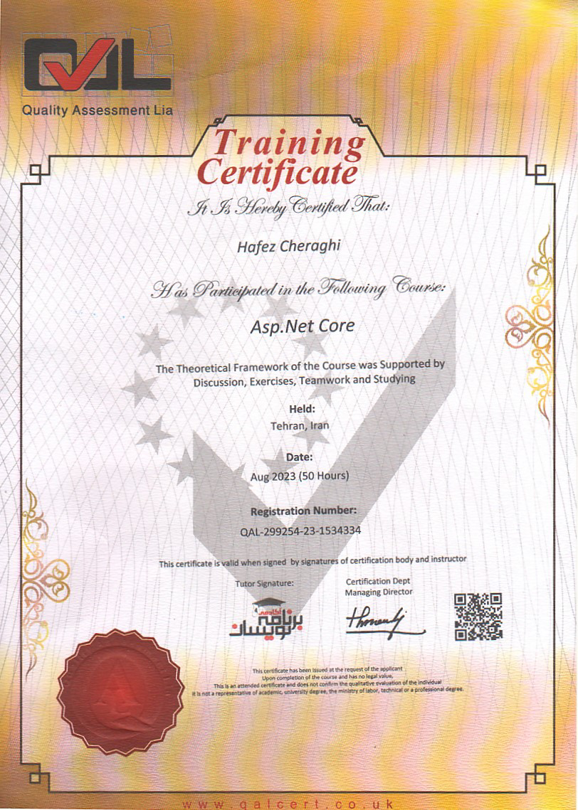 Asp.Net Core Training Camp